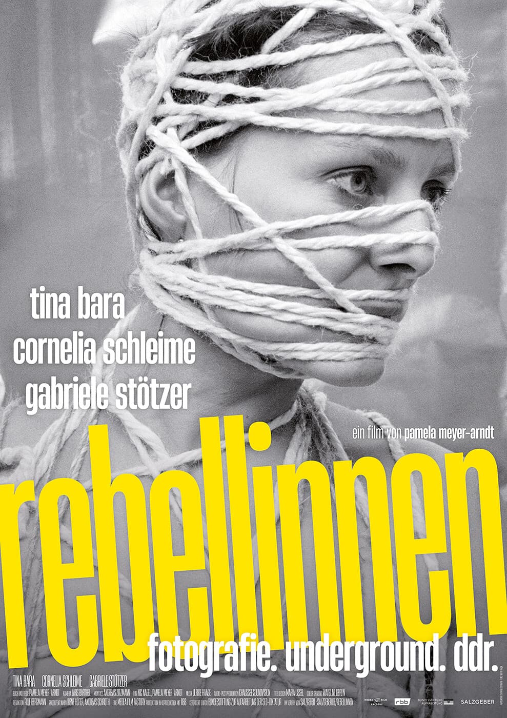 Filmplakat des Films: Rebellinnen – Fotografie. Underground. DDR.